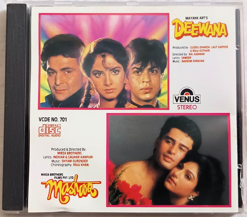 Deewana - Mashooq Hindi Audio Cd