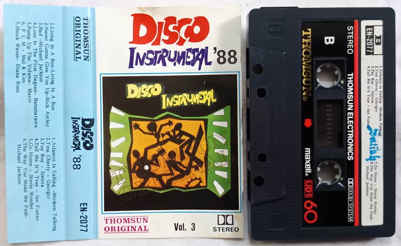 Disco Instrumental 88 Vol.3 Audio Cassette