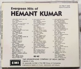 Evergreen Hits of Hemant Kumar Hindi Audio Cd