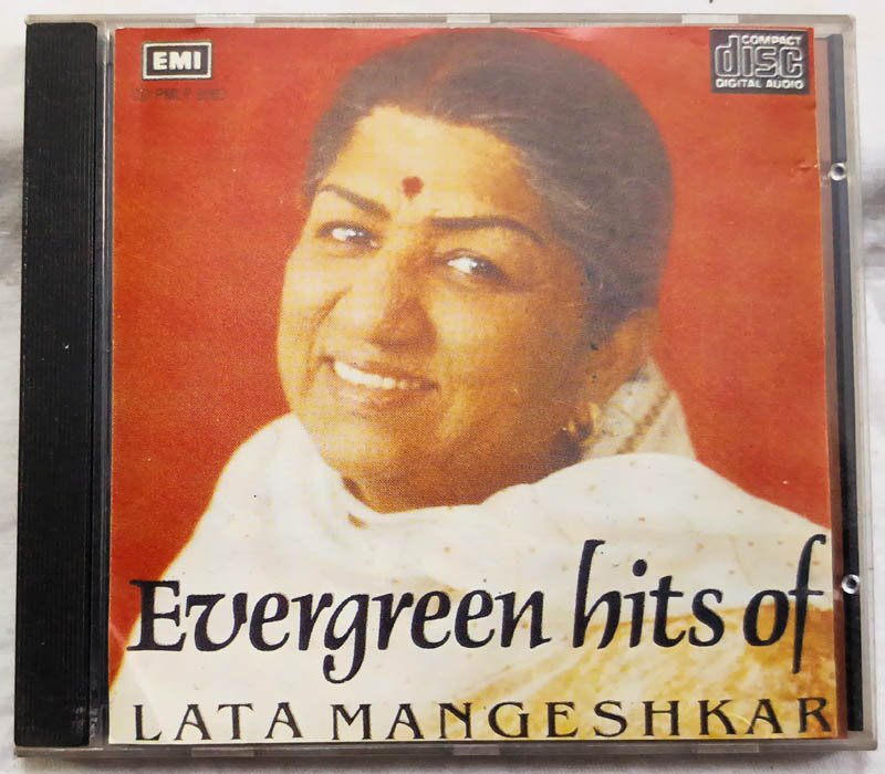 Evergreen Hits of Lata Mangeshkar Hindi Audio Cd