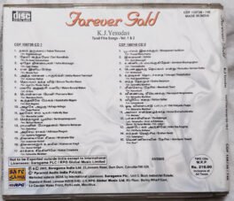 Forever gold K.J. Yesudas Tamil Audio Cd