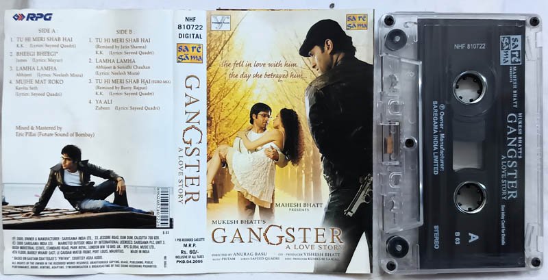 Gangster Hindi Audio Cassette By Pritam