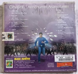 Ghajini – Arindhumm Ariamalumm Tamil Audio cd (Sealed)