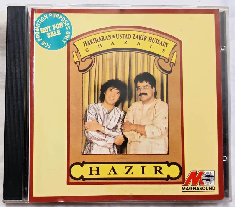 Hazir Hariharan Ustad Zakir Hussain Ghazals Hindi Audio Cd