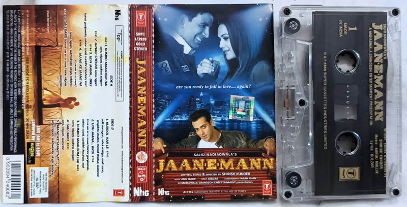 Jaanemann Hindi Audio cassette By Anu Malik