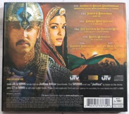 Jodha Akbar Hindi Audio Cd By A R Rahman