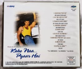 Kaho naa Payaar Hai Hindi Audio cd by Rajesh Roshan
