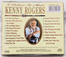 Kenny Rogers I Believe in Music Audio Cd