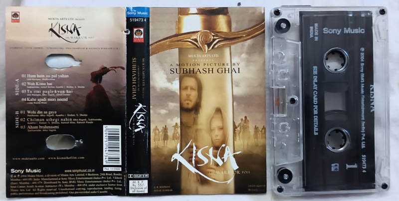 Kisna Audio Cassette By A.R.Rahman