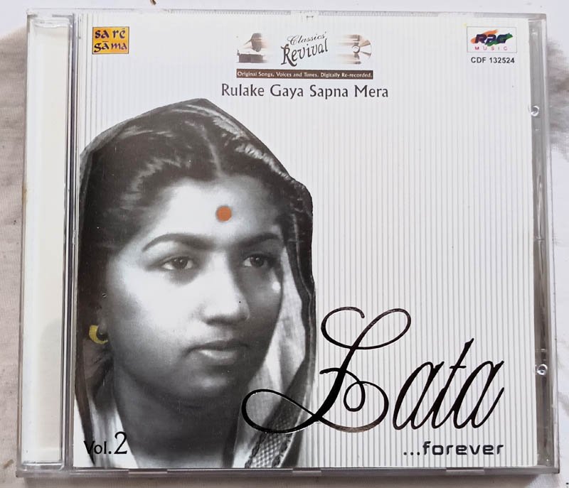 Lata Forever Rulake Gaya Sapna Mera Vol 2 Hindi Audio cd