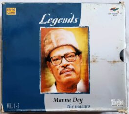 Legends Manna Dey The Maestro Vol 1 to 5 Audio cd