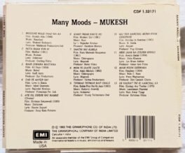 Many Moods Mukesh Hindi Audio CD