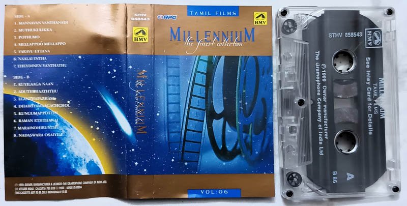 Millennium The Finest collection Vol 6 Tamil Audio cassette