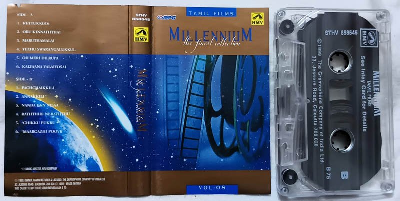 Millennium The Finest collection Vol 8 Tamil Audio cassette