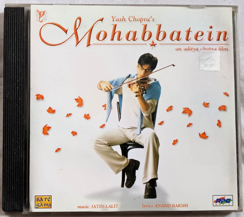 Mohabbatein Hindi Audio Cd By Jatin-Lalit