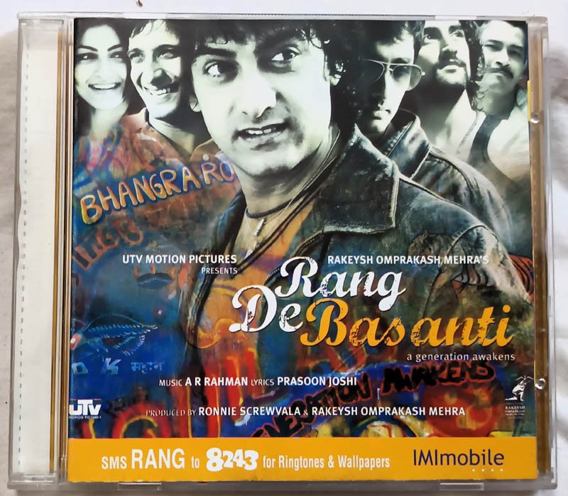 Rang De Basanti Hindi Audio CD By A.R. Rahman
