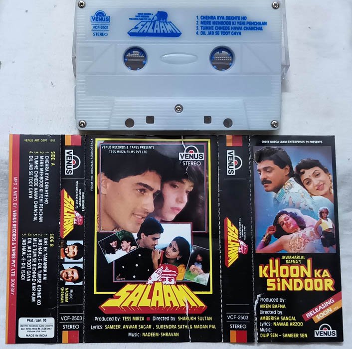 Salaami Hindi Audio Cassette By Nadeem Shravan