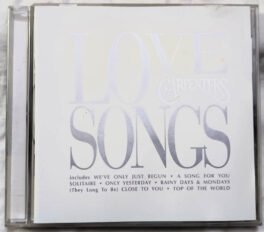 The Carpenters Love Songs Audio Cd