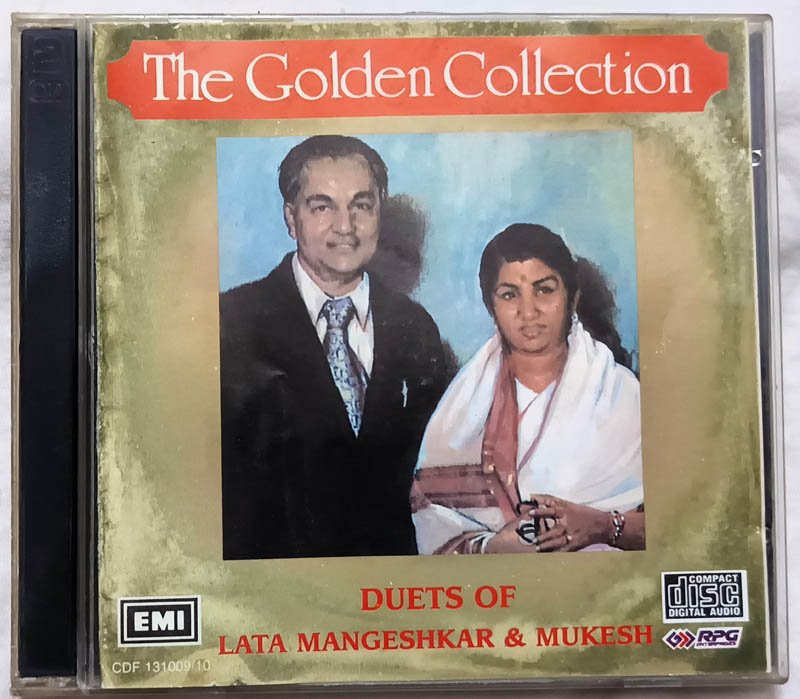 The Golden Collection Duets of Lata Mangeshkar & Mukesh Hindi Audio cd
