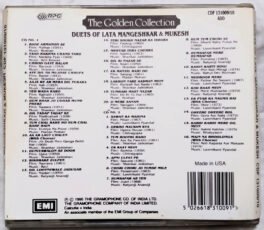 The Golden Collection Duets of Lata Mangeshkar & Mukesh Hindi Audio cd