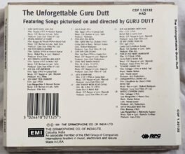 The Unforgettable Guru Dutt Hindi Audio Cd