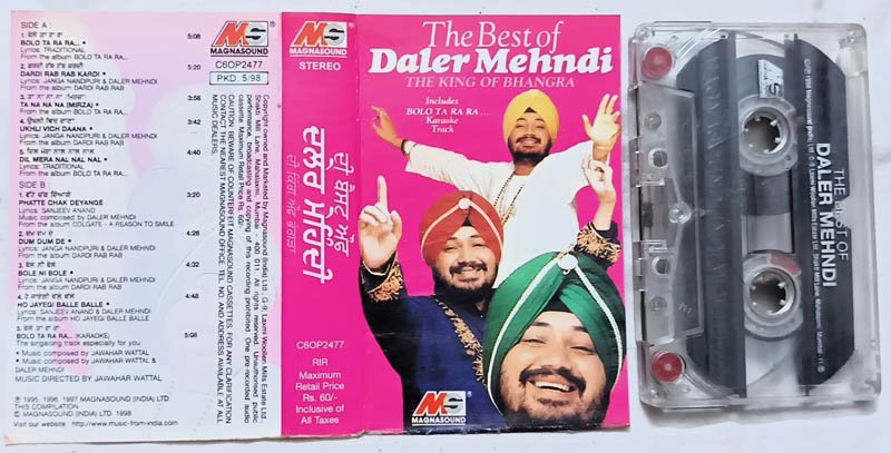 The best of Daler Mehndi Audio Cassette