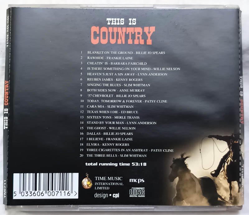 This is Country Original Artists Audio Cd