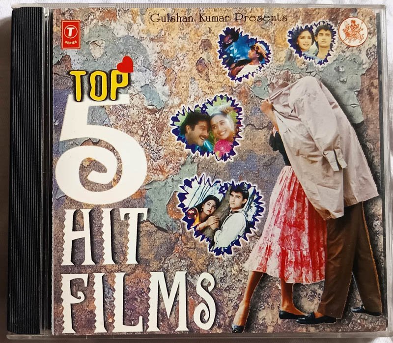 Top 5 Hits Films Hindi Audio cd