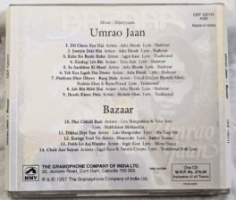 Umrao Jaan – Bazaar Hindi Film Audio cd By Khaiyyaam