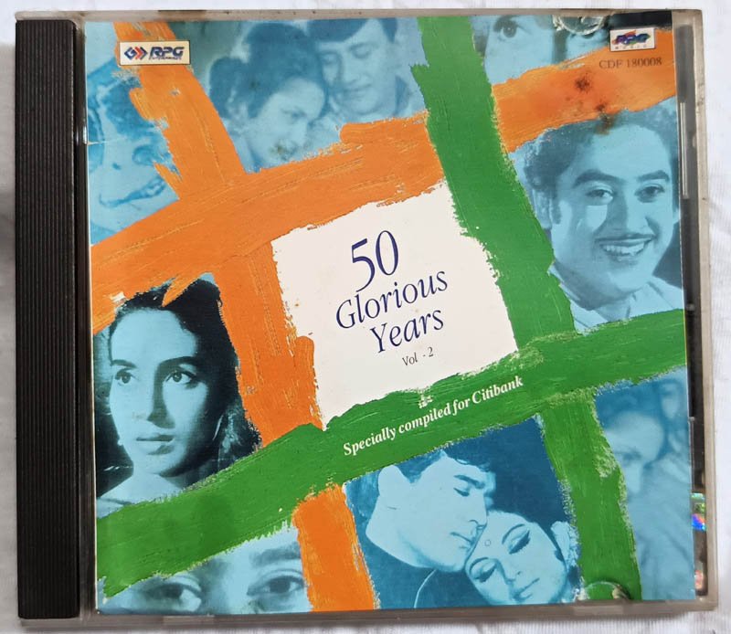 50 Glorious Year Vol 2 Hindi Film Songs Audio CD