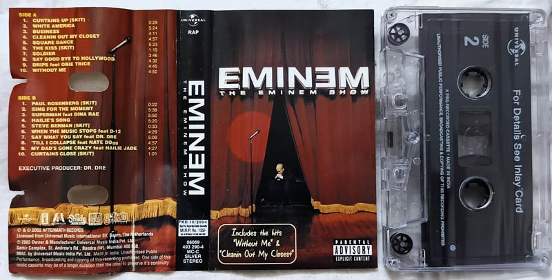 Eminem The Eminem Show Audio Cassette