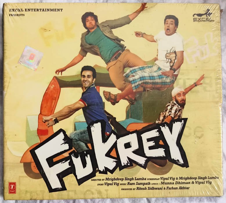 Fukrey Hindi Film Audio cd by Ram Sampath