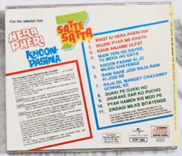 Hera Pheri – Khoon Pasina – Satte Pe Satta Hindi Audio cd