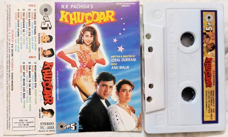 Khuddar Hindi Audio Cassette By Anu Malik