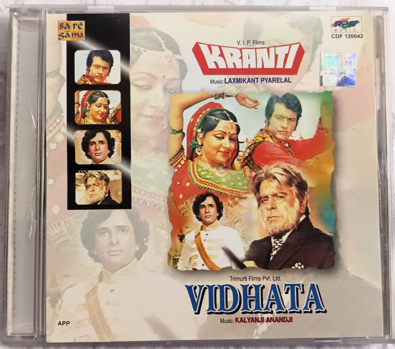 Kranti - Vidhata Hindi Audio Cd