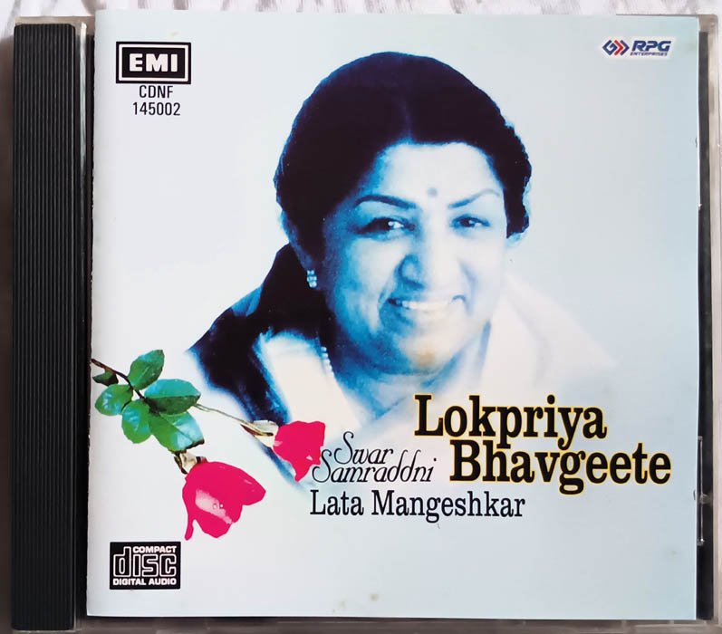 Lokpriya Bhavgeete Swar Samraddni Lata Mangeshkar Audio cd