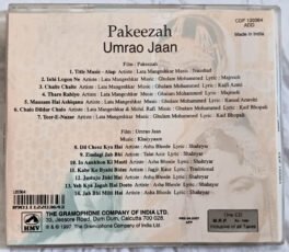 Pakeezah Umrao Jaan Hindi Audio CD