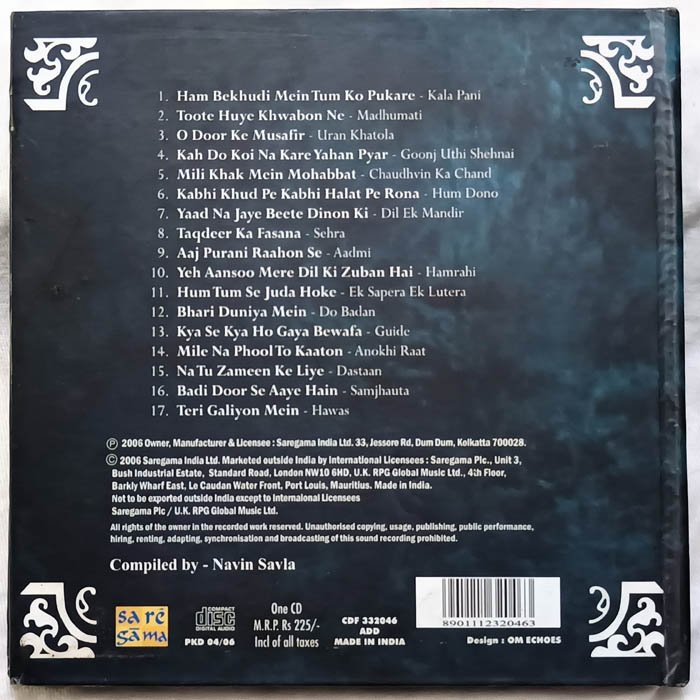 Portrait Rafi Blue Mood Hindi Audio cd