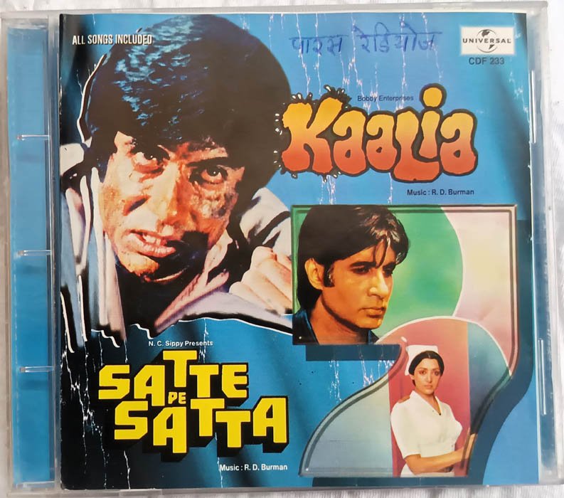 Satte Pe Satta - Kaalia Hindi Audio Cd By R D Burman