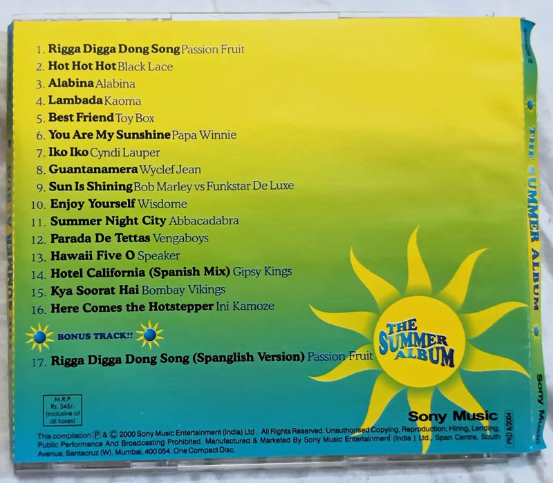 The Summer Album Audio cd