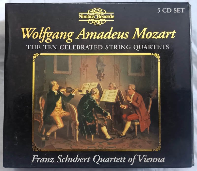Wolfgang Amadeus Mozart The ten celebrated string quartets Audio CD