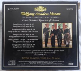 Wolfgang Amadeus Mozart The ten celebrated string quartets Audio CD