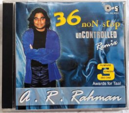 36 Non Stop Uncontrolled Remix A R Rahman Audio cd