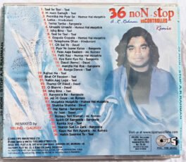 36 Non Stop Uncontrolled Remix A R Rahman Audio cd