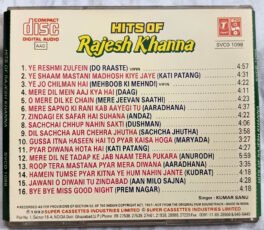 Hits of Rajesh Khanna Hindi Audio cd