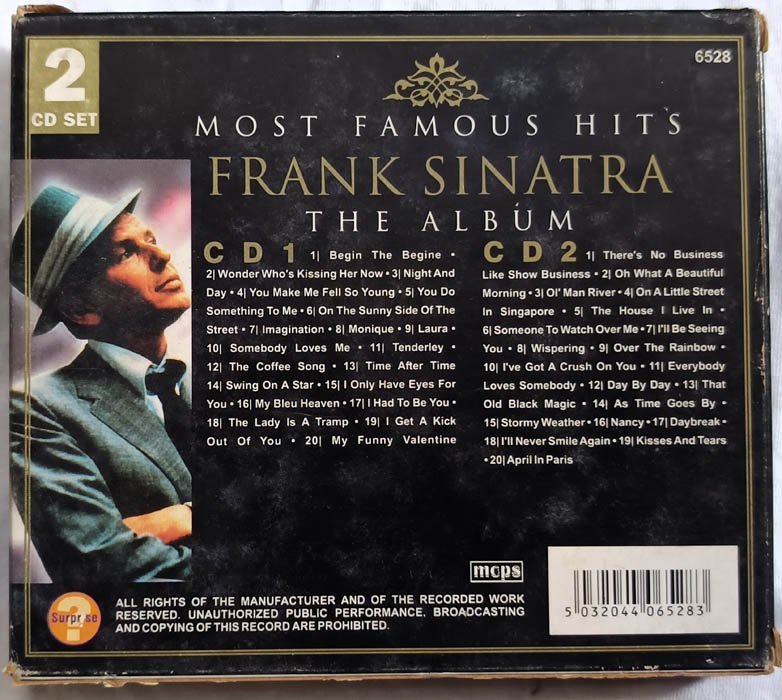 Most Famous Hits Frank Sinatra The Album Audio cd