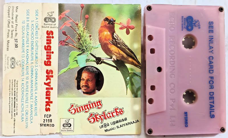 Singing Skylarks Tamil Audio Cassette By Ilaiyaraaja