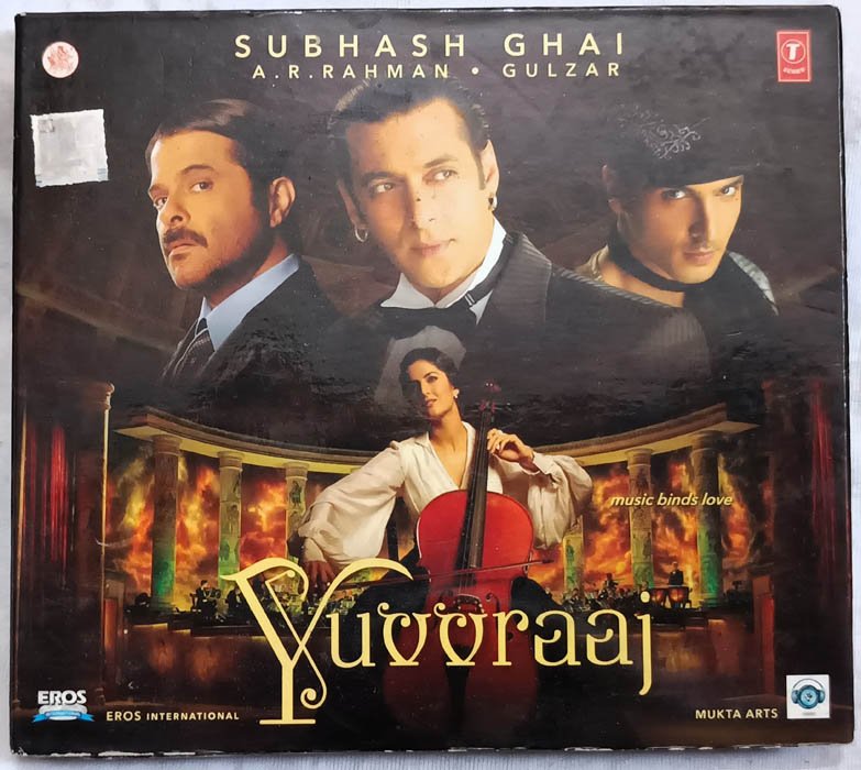 Yuvvaraaj Hindi Audio cd By A R Rahman