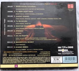 Yuvvaraaj Hindi Audio cd By A R Rahman