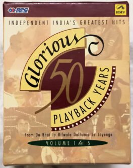 50 Glorious Playback Years Volume 1 to 5 Hindi Audio Cassette (Sealed)